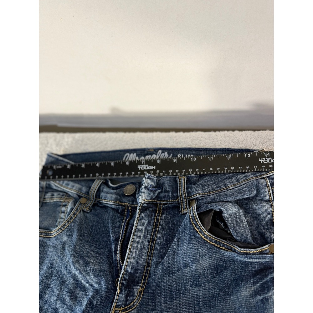 Wrangler Retro Slim Boot Jeans Medium Wash Denim Pants Womens 29x34 - Picture 2 of 13